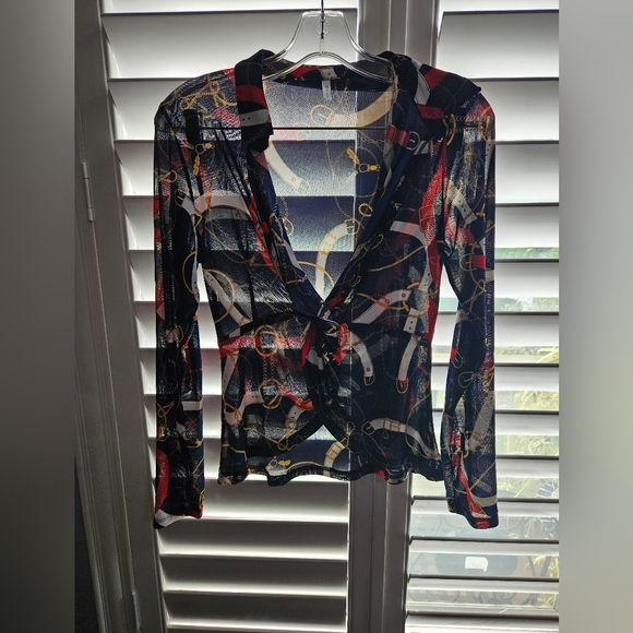 D.N.A couture blouse top size medium - Picture 1 of 9